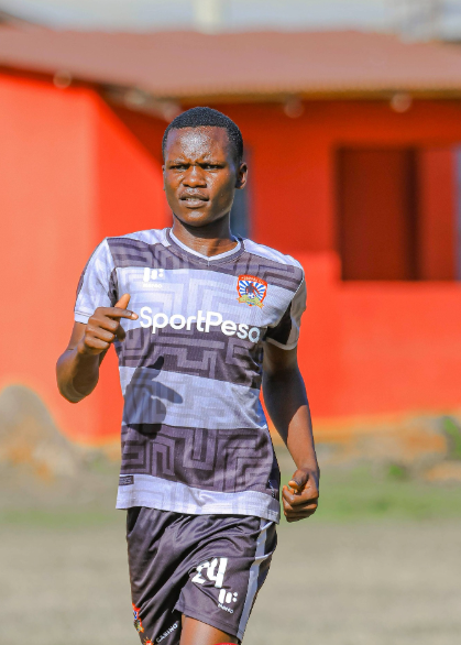 Shabana FC forward Austine Odongo in training. PHOTO/https://www.facebook.com/profile.php?id=100064062847712