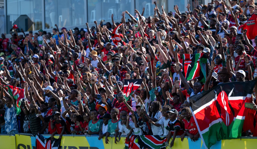 Local rugby enthusiasts in a past event. PHOTO/@OfficialKRU/X