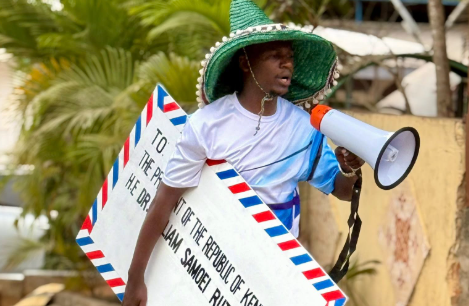 Kamba singer Biez Kaviru embarks on 170km walk to State House to meet Ruto