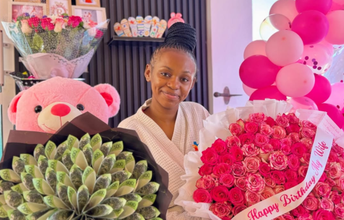 ‘God’s true gift’- Wambo Ashley pens emotional tribute to newborn daughter Rowena