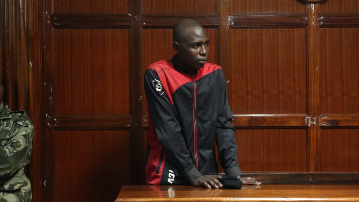 Wilson Wanjiku appears before Milimani Principal Magistrate Carolyne Nyaguthii Mugo on Tuesday, January 13, 2026./PHOTO/Zipporah Ngwatu