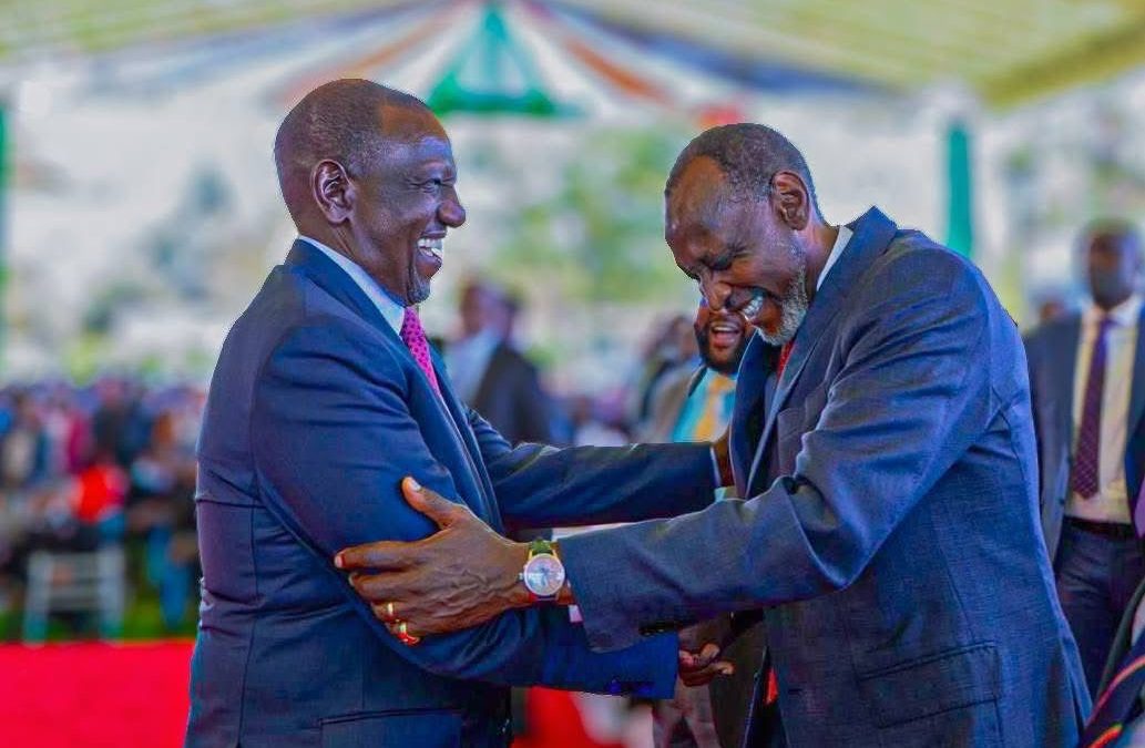 President William Ruto and Trustee of The Duke of Edinburgh’s International Award Foundation Muhoho Kenyatta at State House on Wednesday, January 21, 2026. PHOTO/State House