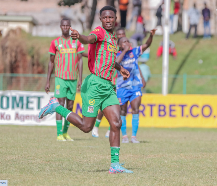 A league action between APS Bomet FC and Shabana FC on Saturday, January 24, 2026 at Kericho Green Stadium. PHOTO/https://www.facebook.com/apsbometfc