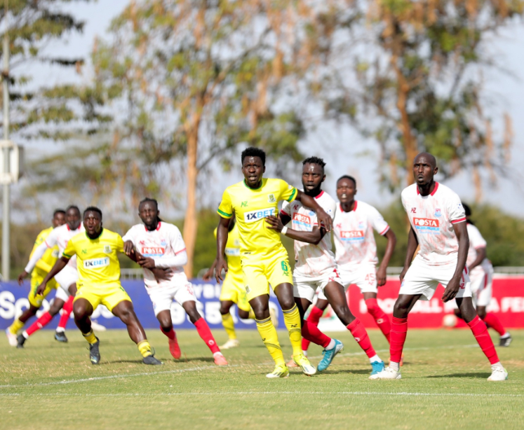 A league action between Mathare United and Posta Rangers previously. PHOTO/Mathare United FC