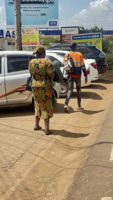 Virginia Wangari after she quit the elusive tree-hugging challenge. PHOTOS/https://www.facebook.com/kururiatv