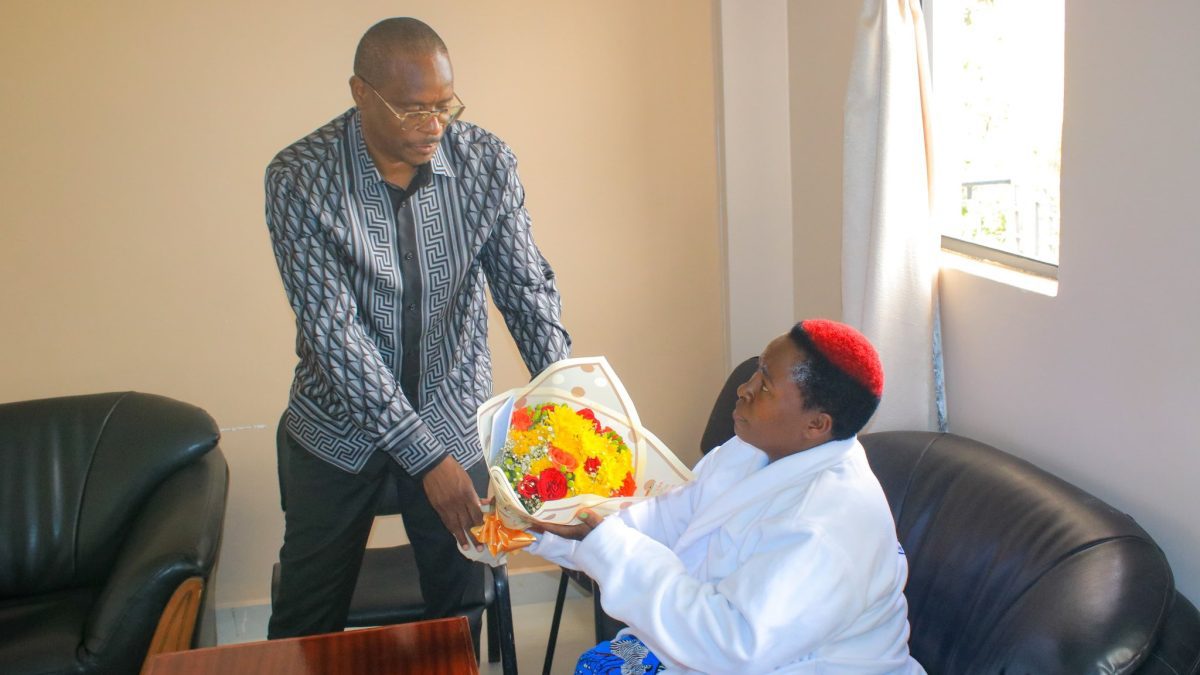 Ndia MP sends warning to reckless drivers after visiting Catherine Wambugu in hospital