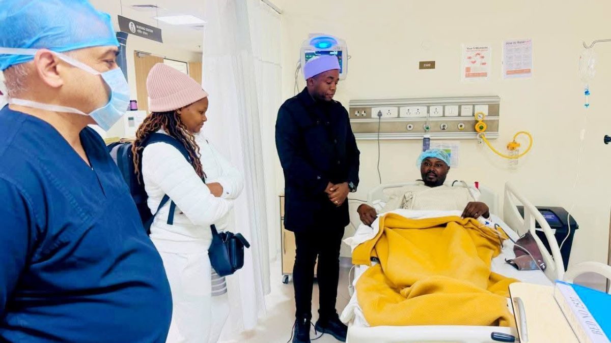 Gospel singer Njeru Thiga speaks for first time after undergoing surgery in India
