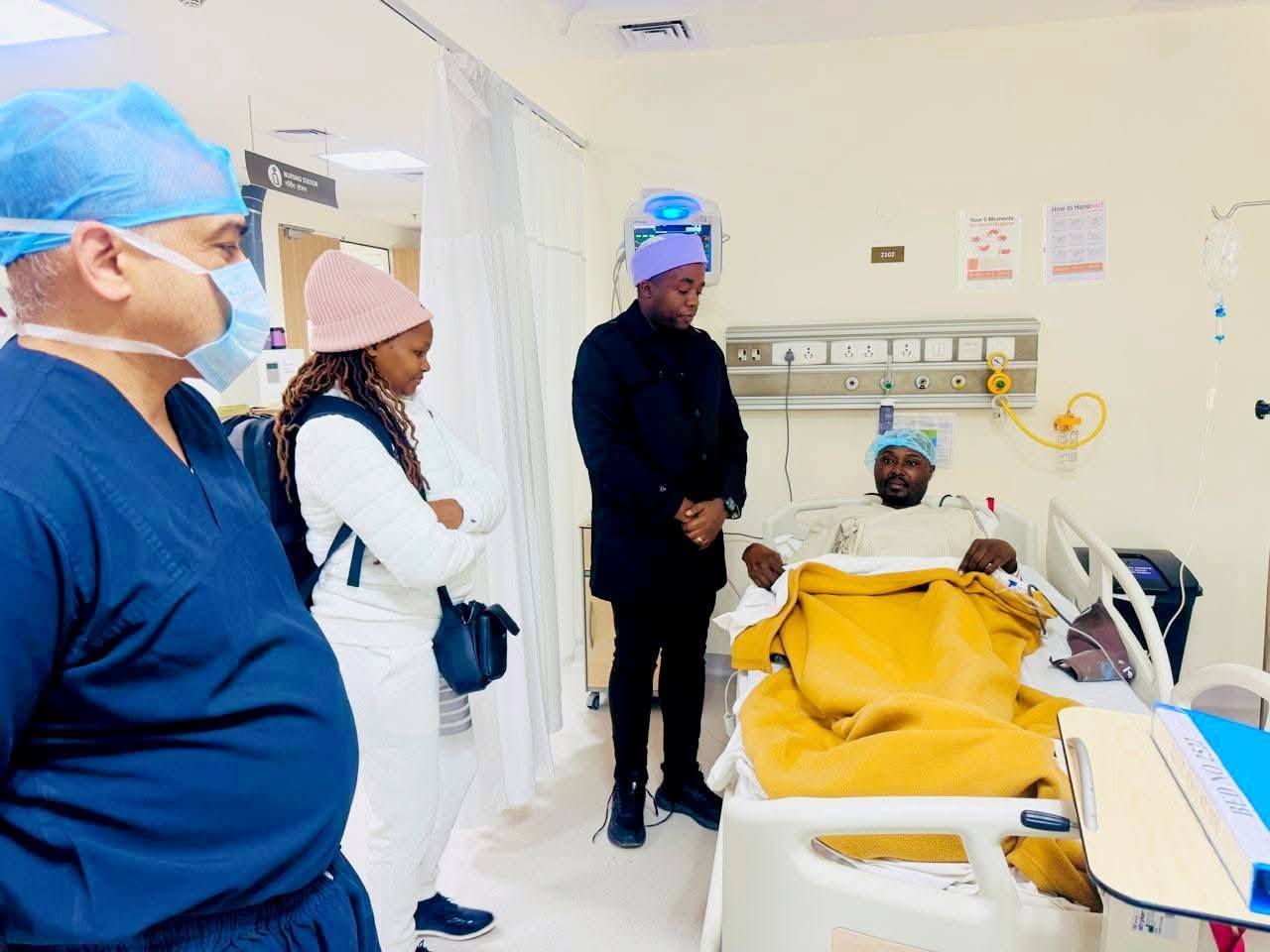 Gospel singer Njeru Thiga speaks for first time after undergoing surgery in India