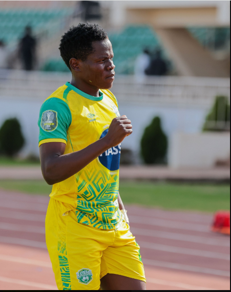 Nairobi United's lethal winger Duncan Oluoch in a match against Azam on Sunday, January 25, 2026 at Nyayo Stadium. PHOTO/@nairobiunutedfc/X