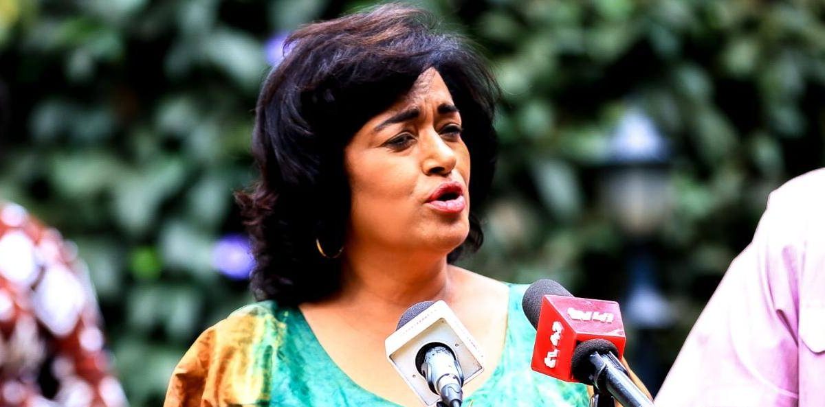 Esther Passaris speaks during a past event. PHOTO/https://www.facebook.com/EstherMPassaris