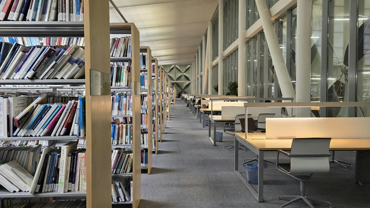 A university library. Image used for illustration purposes. PHOTO/Pexels