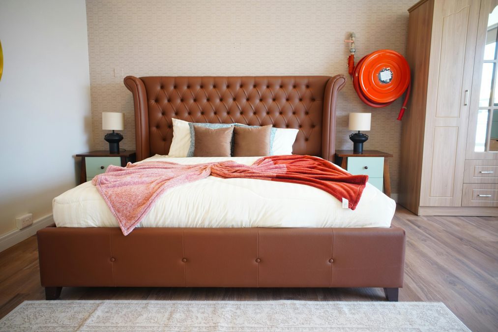 A photo of bedroom. PHOTO/Photo generated by AI