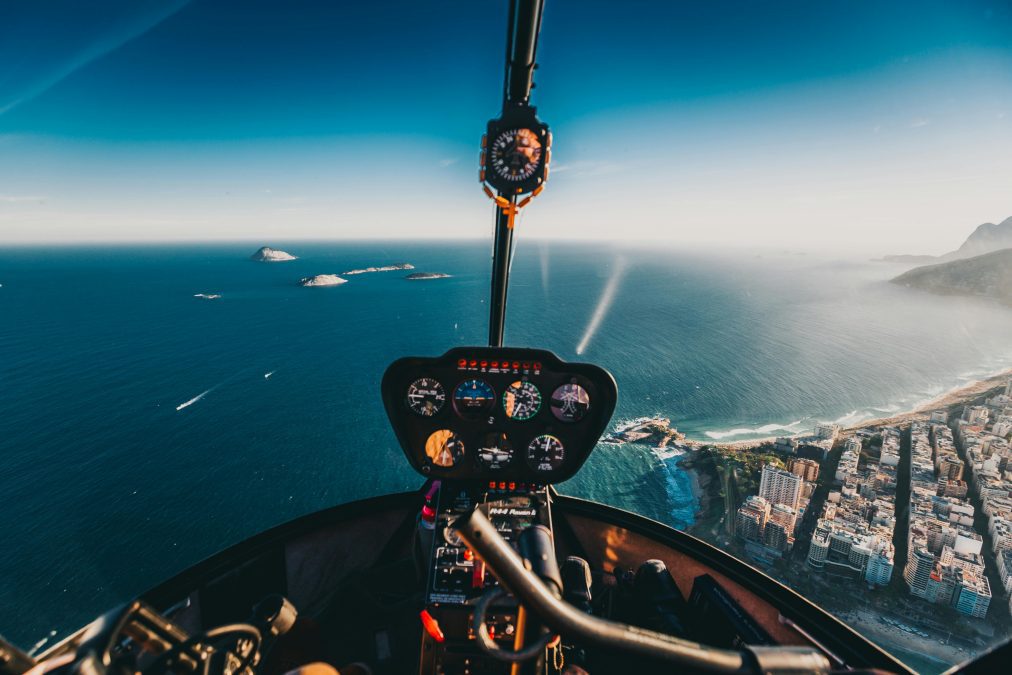 A front-view of helicopter. PHOTO/Pexels
