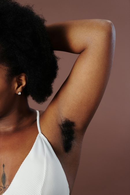 armpit with hair