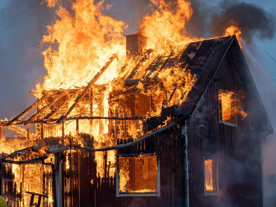 A house on fire. Image used for illustration purposes. PHOTO/pexels
