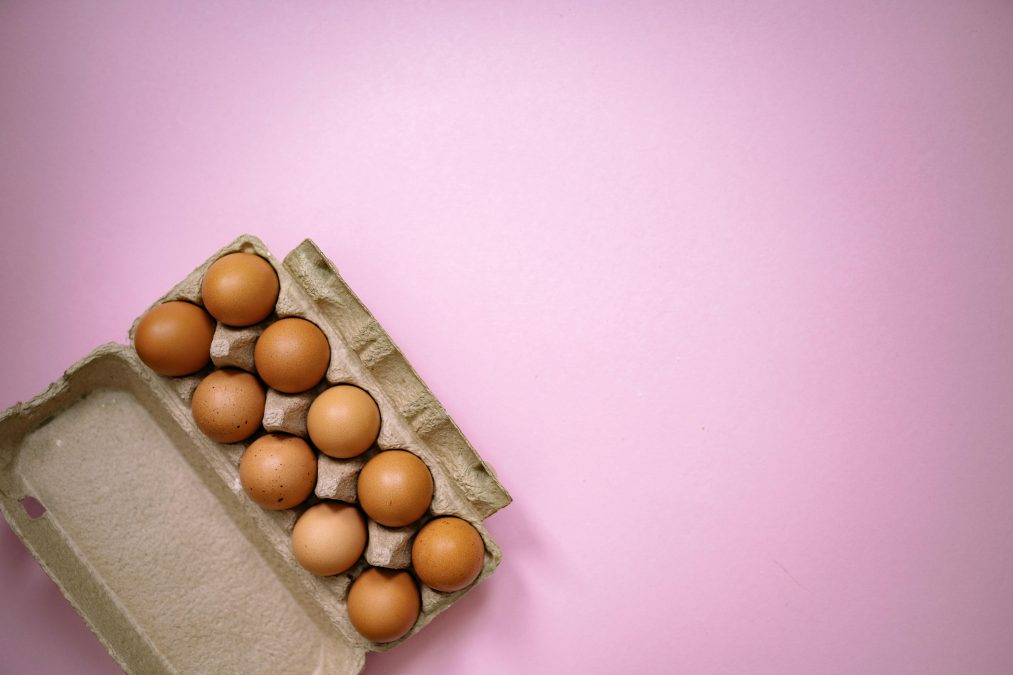 Eggs in a tray. PHOTO/Pexels