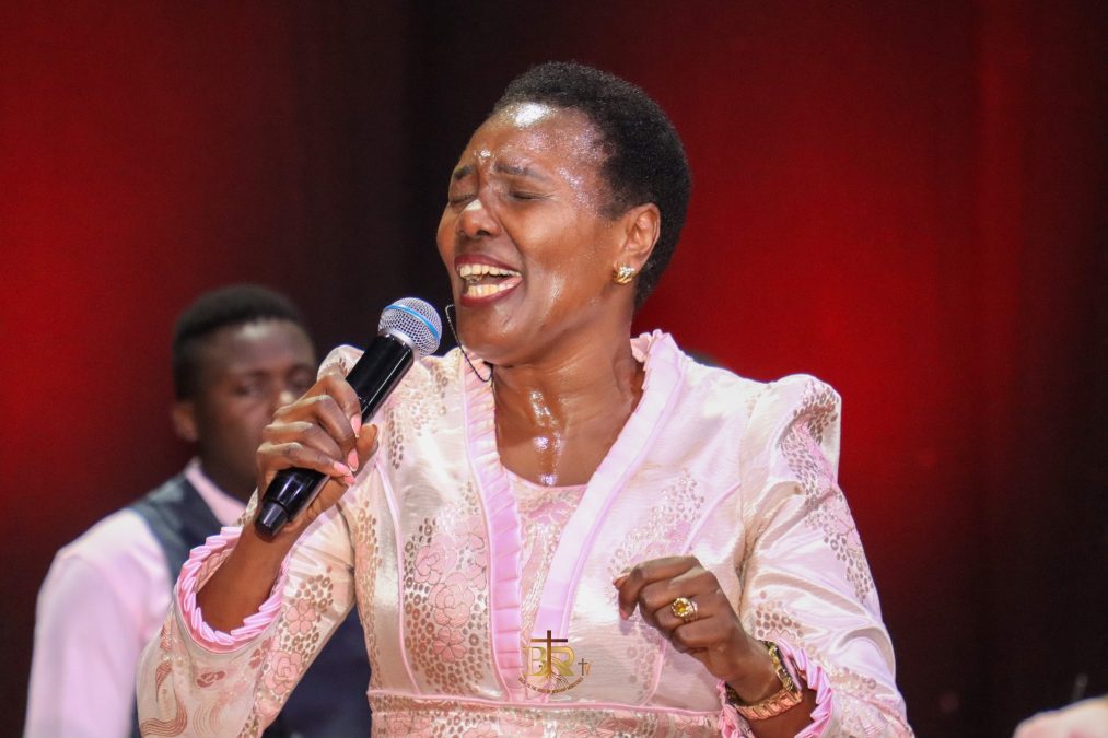 Gospel singer Sarah K during a past event. PHOTO/https://web.facebook.com/SarahKMusicMinistries