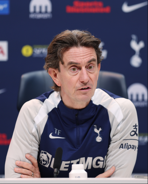 Tottenham Hotspur manager Thomas Frank. PHOTO/@SpursOfficial/X