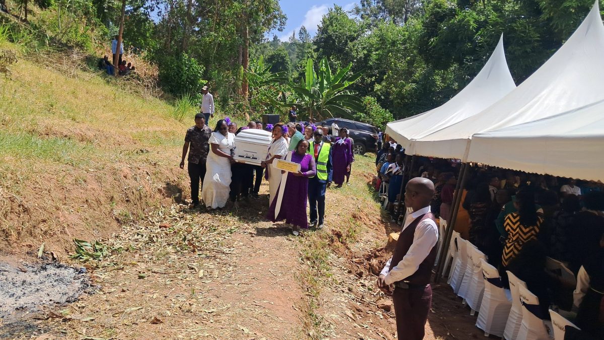 Emotions run high as Catherine Wambugu’s employee Terry is laid to rest