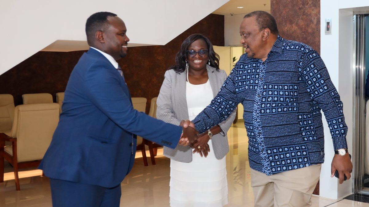 Retired President Uhuru Kenyatta in Ethiopia. PHOTO/@4thPresidentKE/X
