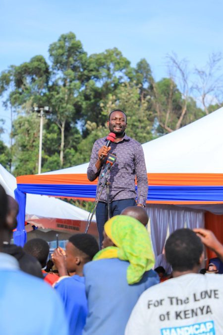 Edwin Sifuna at a past event. PHOTO/ https://www.facebook.com/EdwinWSifuna