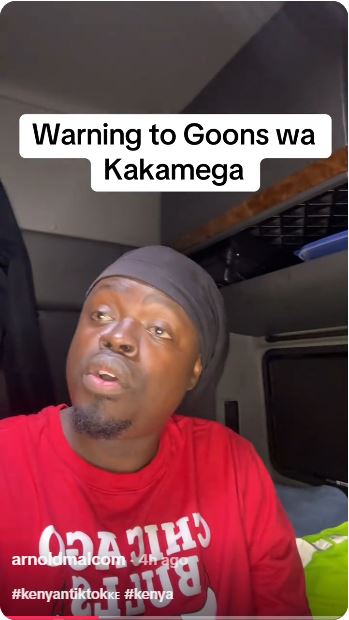 TikTok content creator Arnold Malcolm’s post. PHOTO/a screengrab by K24Digital from @
https://www.tiktok.com/@arnoldmalcom/video/7608767851238886686
