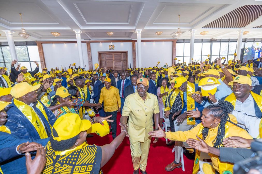 President William Ruto at the UDA part aspirant meeting at State House on Wednesday, February 4, 2026. PHOTO/State House