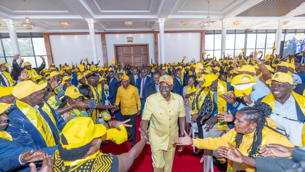President William Ruto at the UDA part aspirant meeting at State House on Wednesday, February 4, 2026. PHOTO/State House