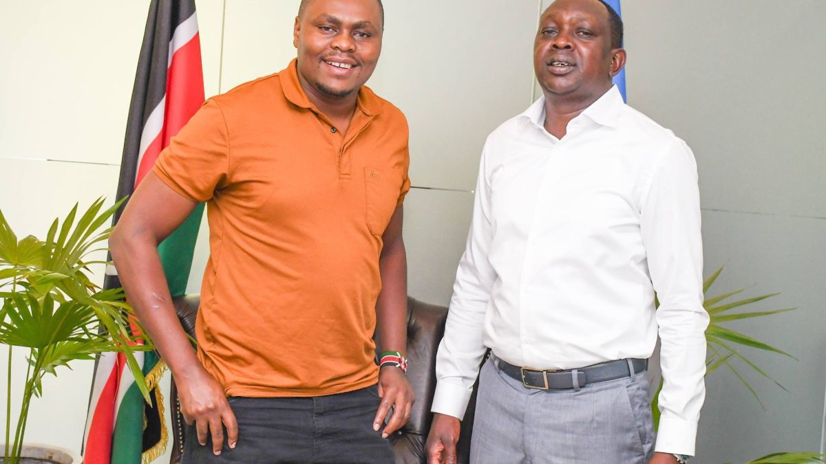 Oscar Sudi hosts darts star David Munyua after World Championship feat