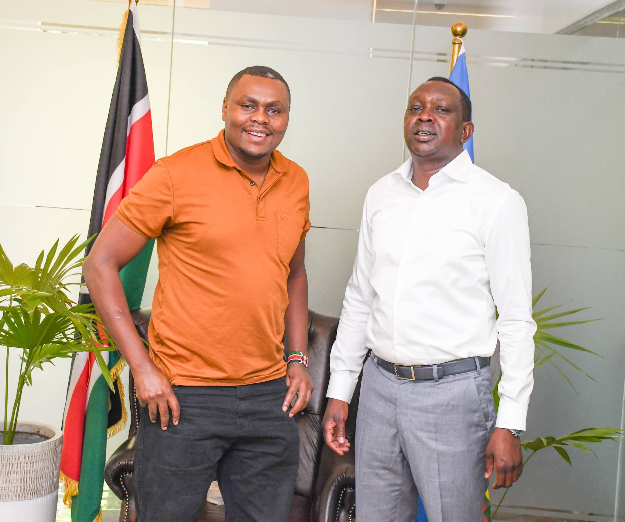 Oscar Sudi hosts darts star David Munyua after World Championship feat