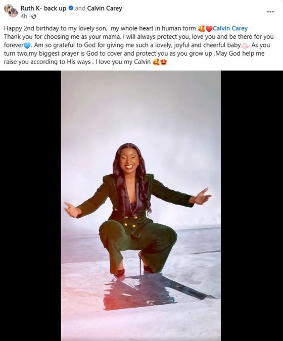 Ruth K’s statement. PHOTO/ https://www.facebook.com/profile.php?id=61575195425329