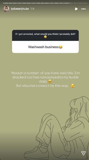 Digital content creator Lydia Wanjiru’s post. PHOTO/@lydiawanjiru.ke/Instagram