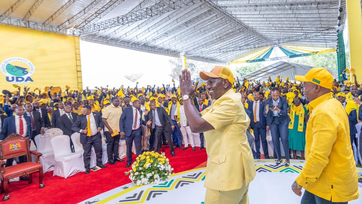 President William Ruto and his deputy Kithure Kindiki at UDA’s aspirant meeting at State House on Wednesday, February 4, 2026. PHOTO/ State House