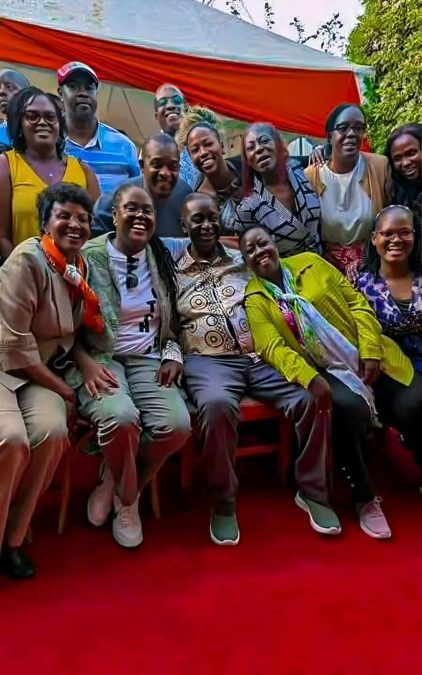 The Odingas including Winnie Odinga, Ruth Odinga and Oburu Odinga. PHOTO/https://www.facebook.com/profile.php?id=100089817945495