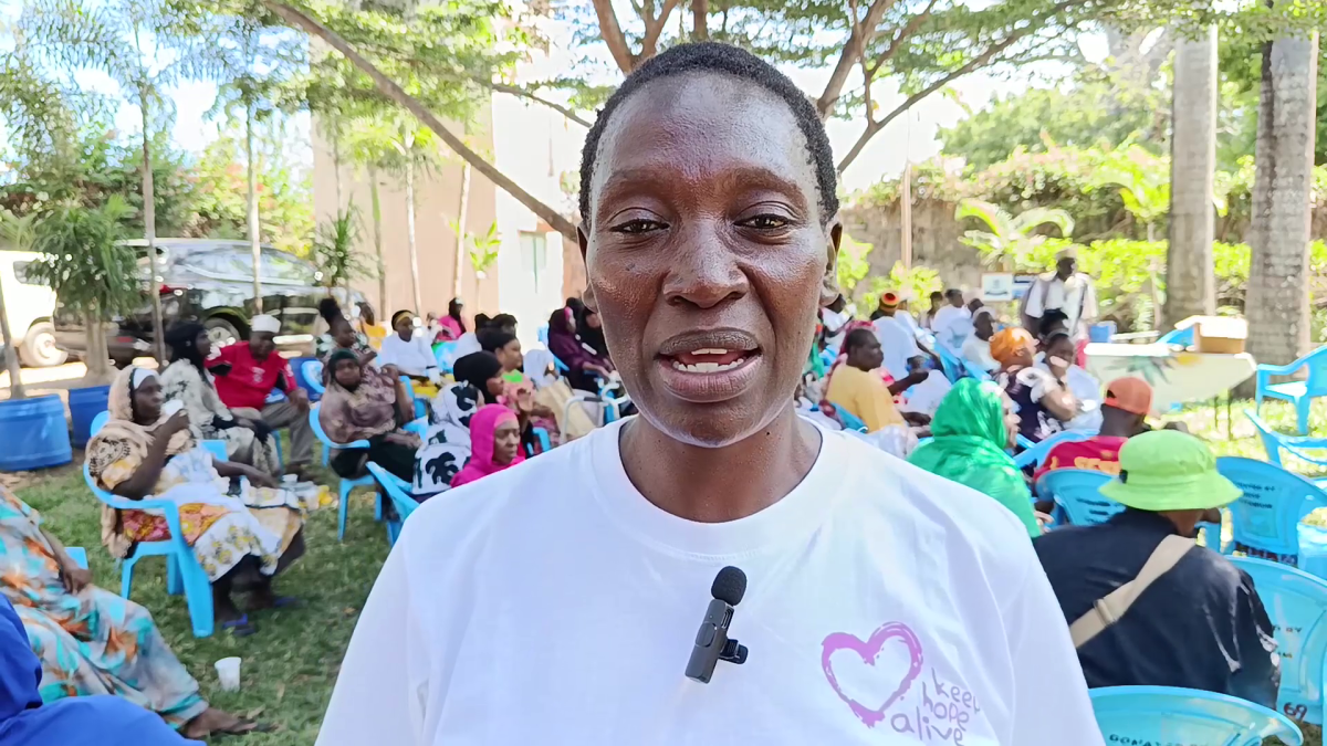Kwale resident speaks about health crisis. PHOTO/Shaban Omar