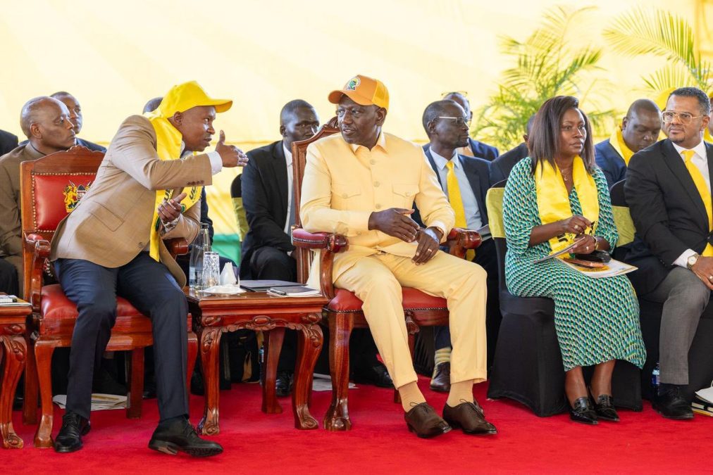 President William Ruto with other UDA party leaders at State House. PHOTO/ https://www.facebook.com/williamsamoei