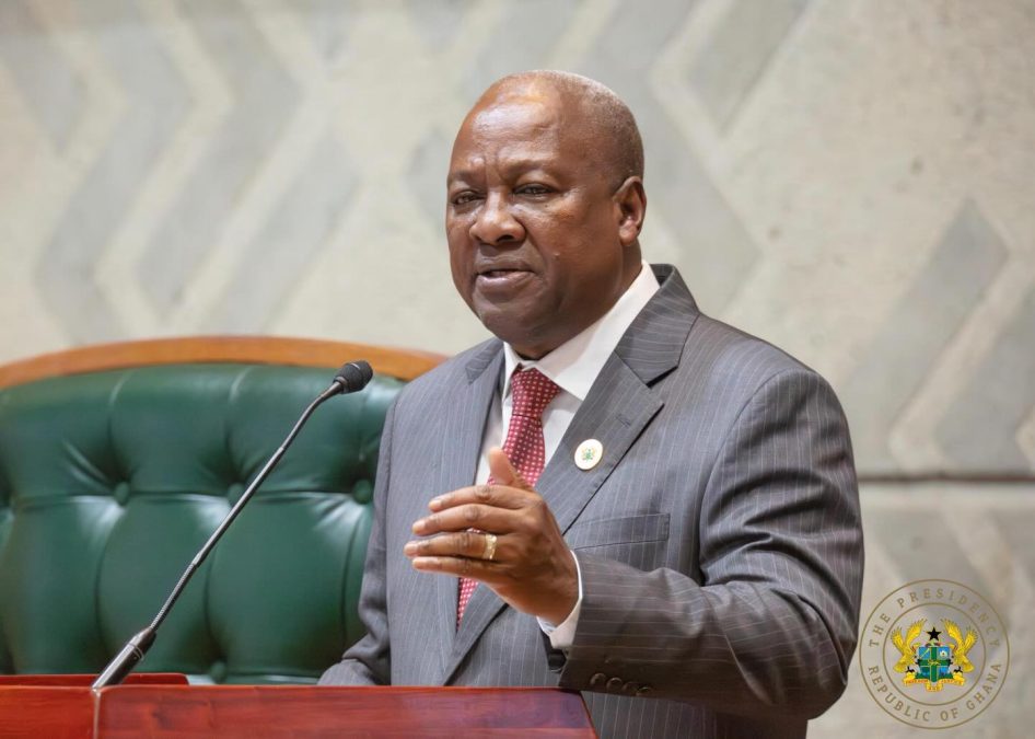 Ghana President Dramani Mahama during a past event. PHOTO/https://web.facebook.com/JDMahama