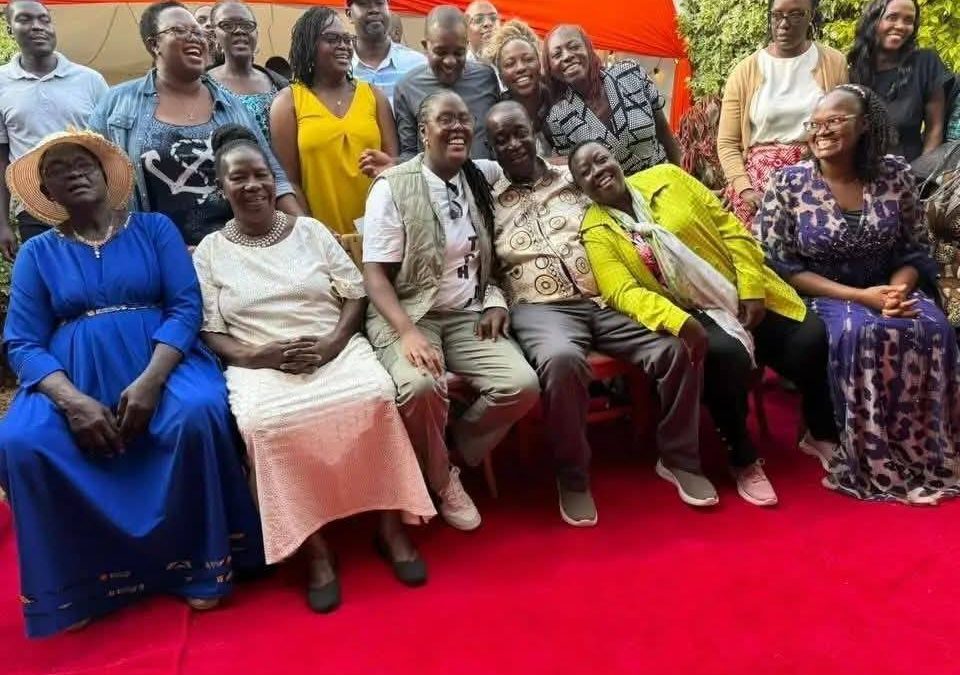 The Odingas including Winnie Odinga, Ruth Odinga and Oburu Odinga. PHOTO/https://www.facebook.com/profile.php?id=100089817945495