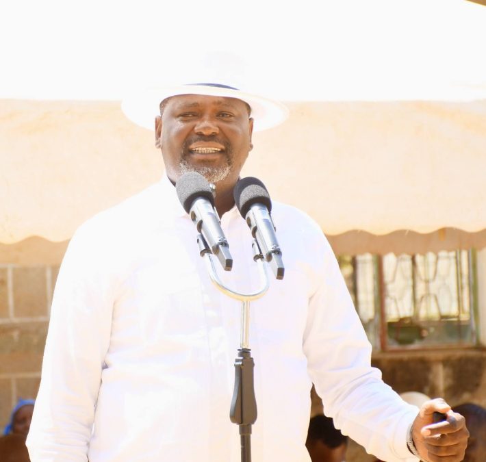 Public Service CS Geoffrey Ruku speaks during a tour of Mbeere South on February 19, 2026. PHOTO/https://web.facebook.com/EngNebartMuriuki
