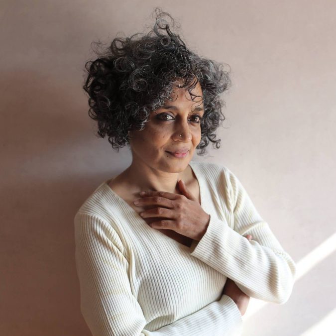 Acclaimed author Arundhati Roy during a past event. PHOTO/https://www.facebook.com/ArundhatiRoyAuthor