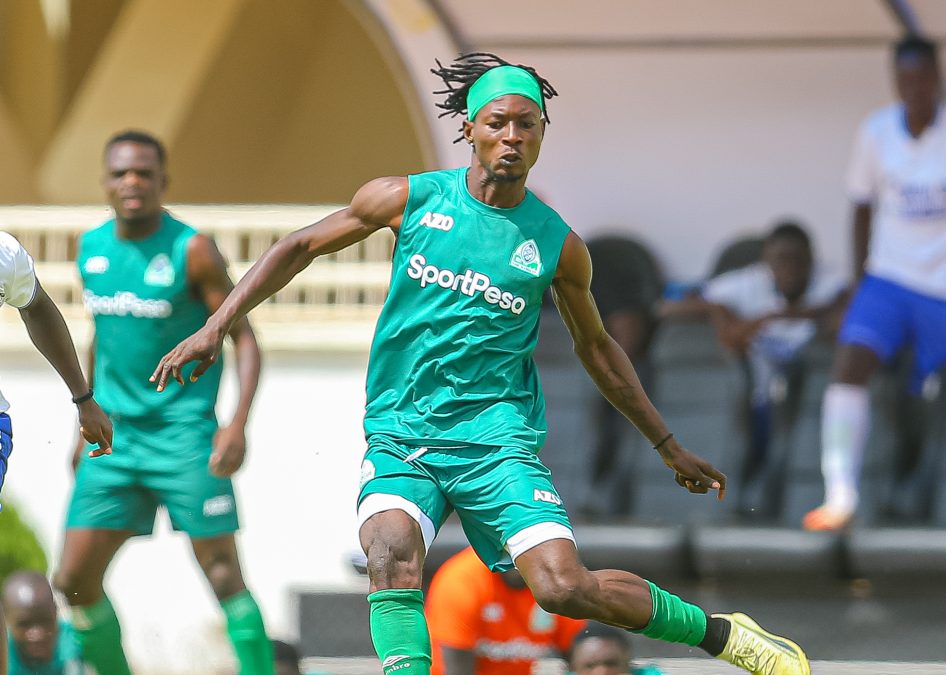 Enoch Morrison during a past training session for Gor Mahia. PHOTO/https://web.facebook.com/GorMahiafcofficial