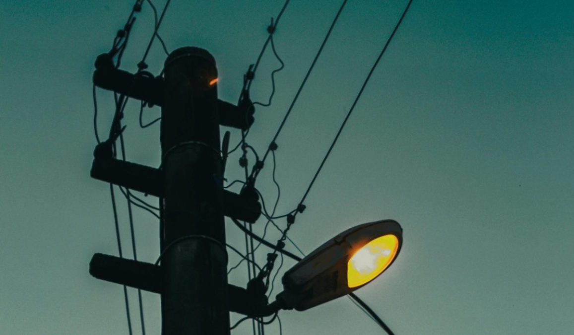 An electricity pole with a lighting bulb during a blackout. Image used for illustration purposes. PHOTO/Pexels