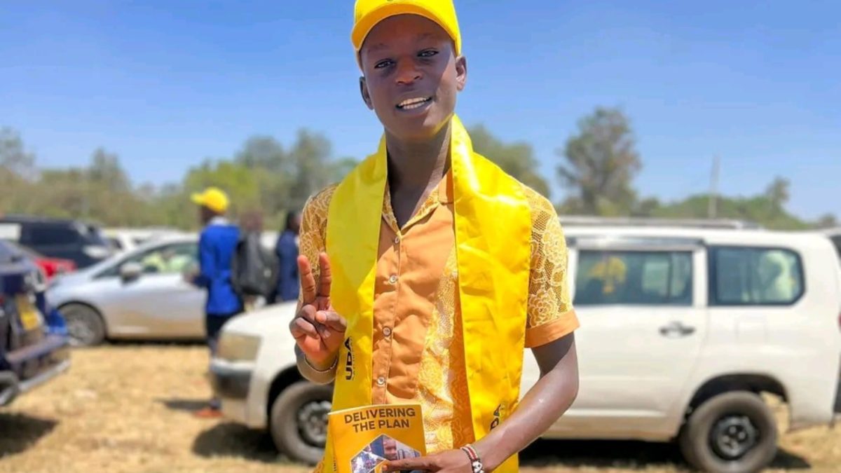 Digital content creator Moje Sherrif, widely known as Mziza during the UDA event at State House. PHOTO/https://www.facebook.com/profile.php?id=61570954980035