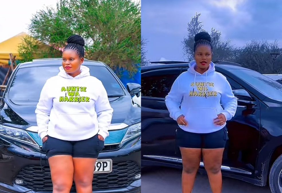 TikToker Cindy Reborn during a past event. PHOTOS/Screengrabs by K24 Digital of TikTok posts by @cindyreborn.