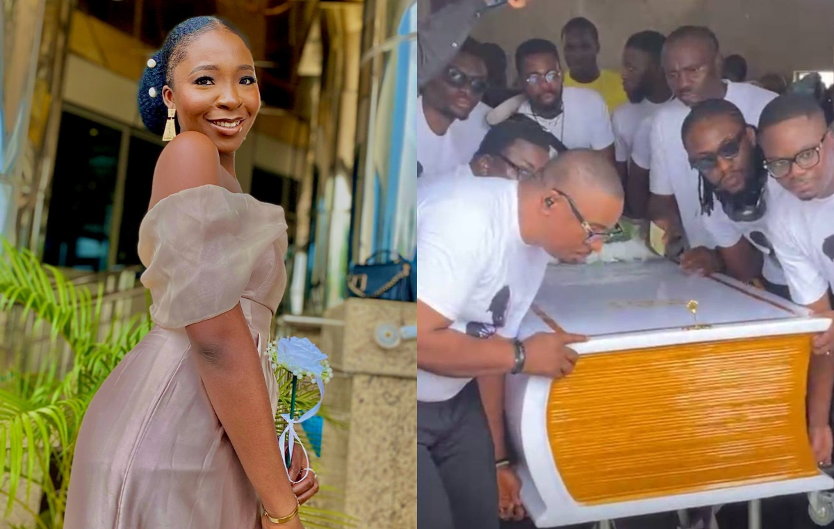Ifunanya Nwangene: Gospel singer who died after snakebite laid to rest in emotional burial