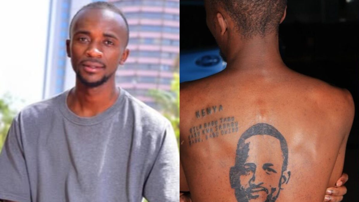 A passionate Gen Z supporter of Babu Owino