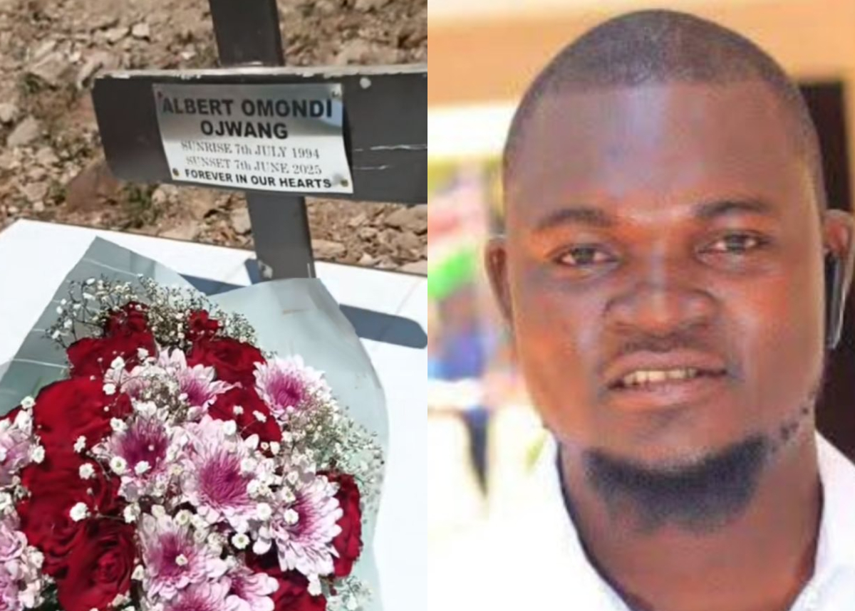 Albert Ojwang’s widow Nevnina remembers him with Valentine’s bouquet