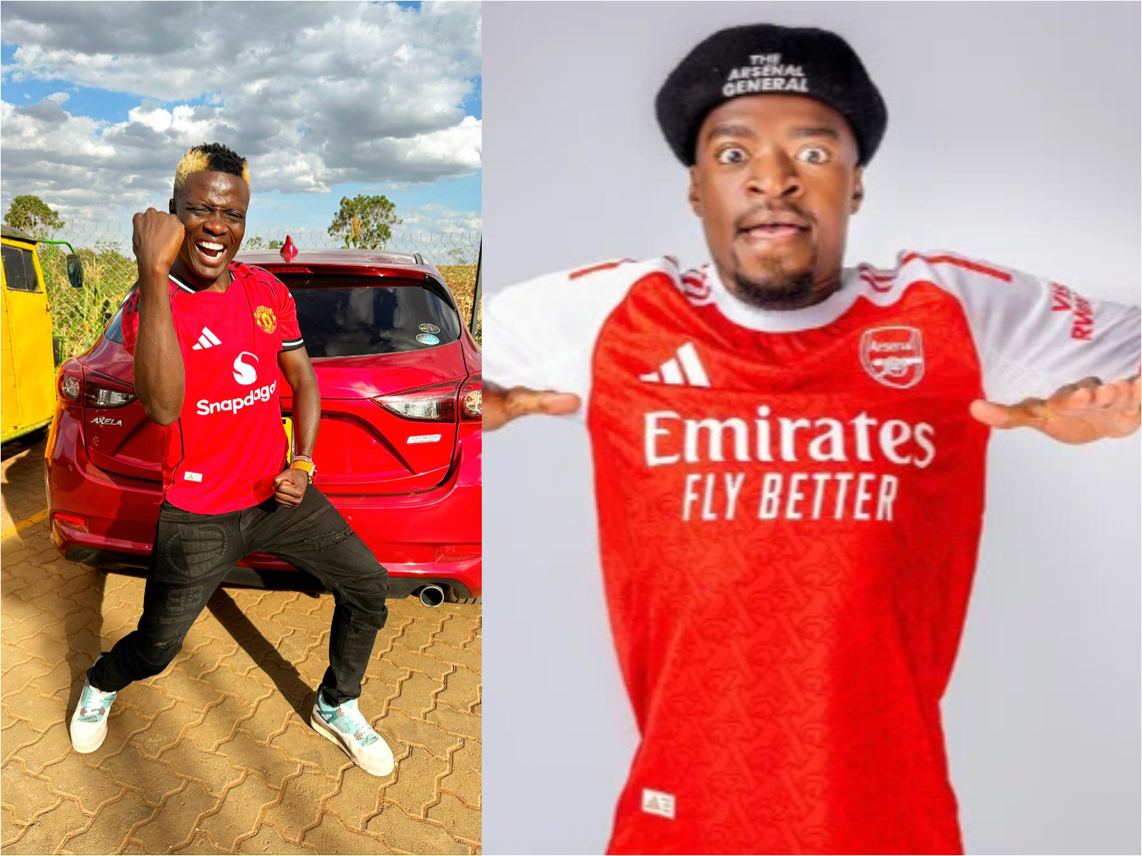 Ruto to fly Kevin Masagara and Useful Idioty to UK for Manchester United and Arsenal games