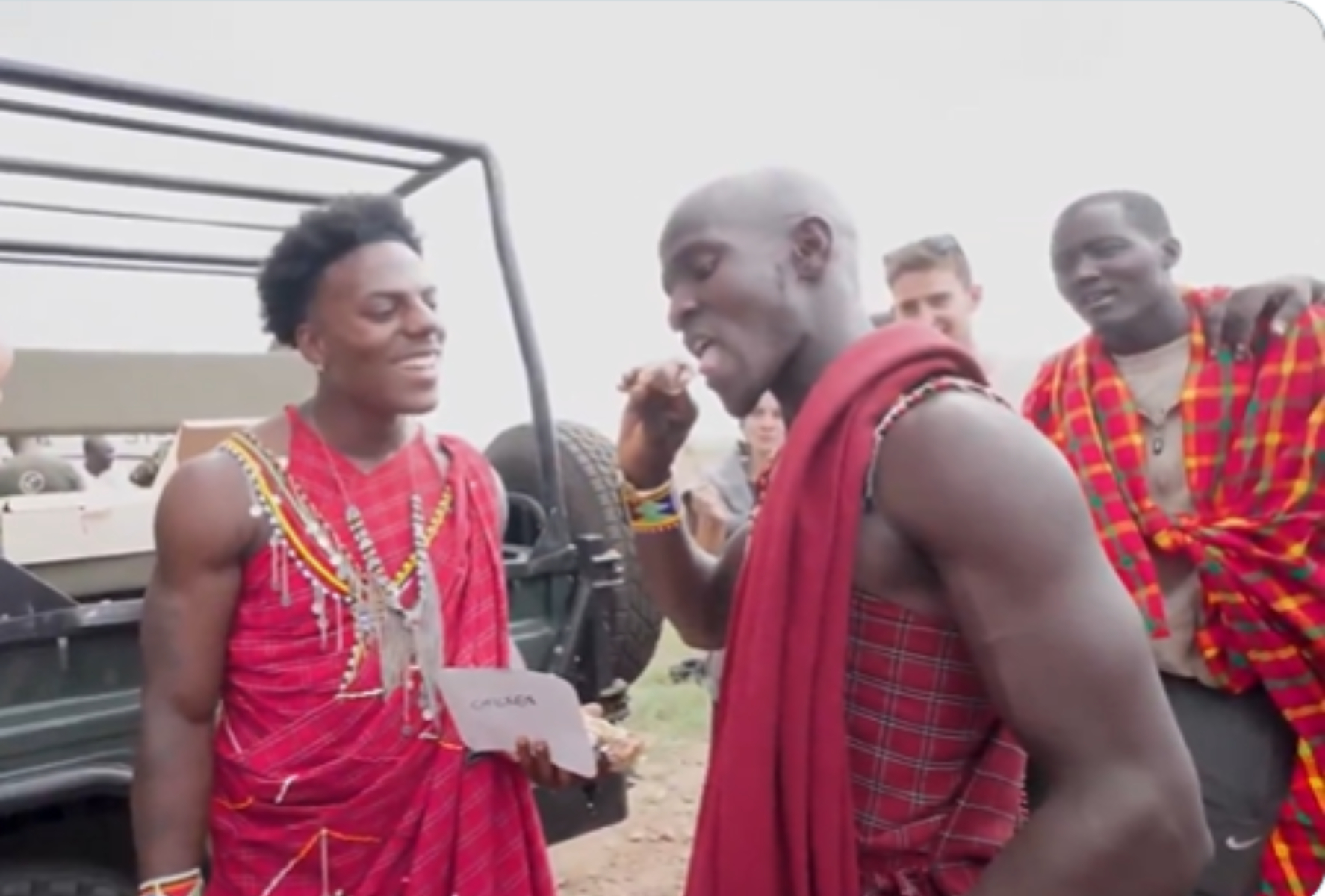 IShowSpeed recalls making Maasai eat chicken for the first time