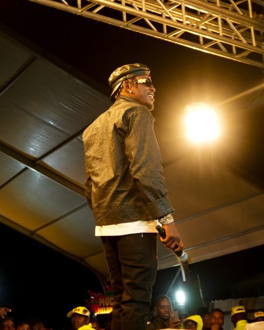 Iyanii thrills fans at Bomet stop of Captain Morgan Muckpit Muckarena Tour. PHOTO/Captain Morgan